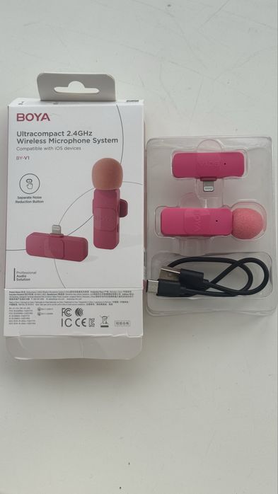 Професійний бездротовий мікрофон Boya ultracompact 2.4Ghz