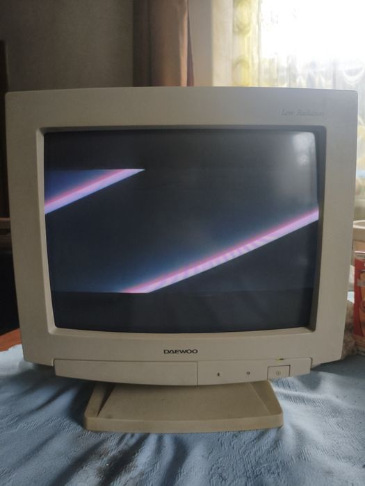 Monitor CRT Daewoo 14" (1995r.) CMC-1424X / Sprawny / Retro PC VGA