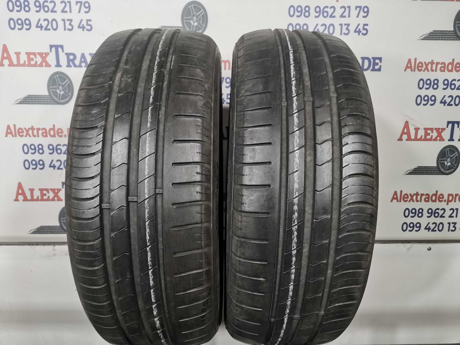 2 шт. 195/60 R14 Hankook Kinergy Eco літні шини вживані