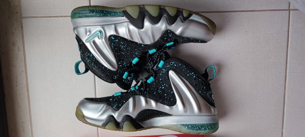 Sapatilhas Nike Barkley Posite Max Metallica Silver/Gamma Blue