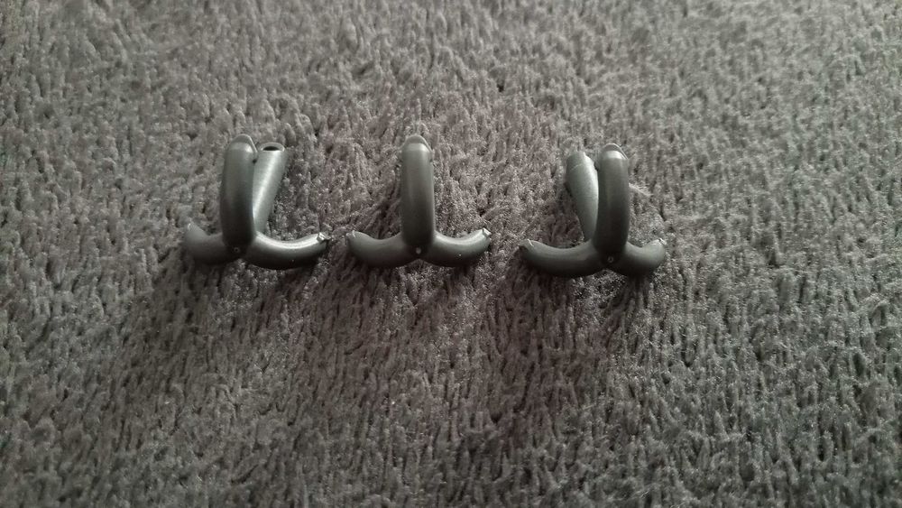 LEGO hak kotwica szara 3szt  akcesoria