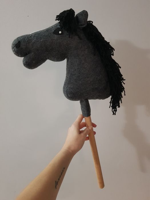 Koń konik na kiju hobby horse zabawka handmade prezent jednorożec