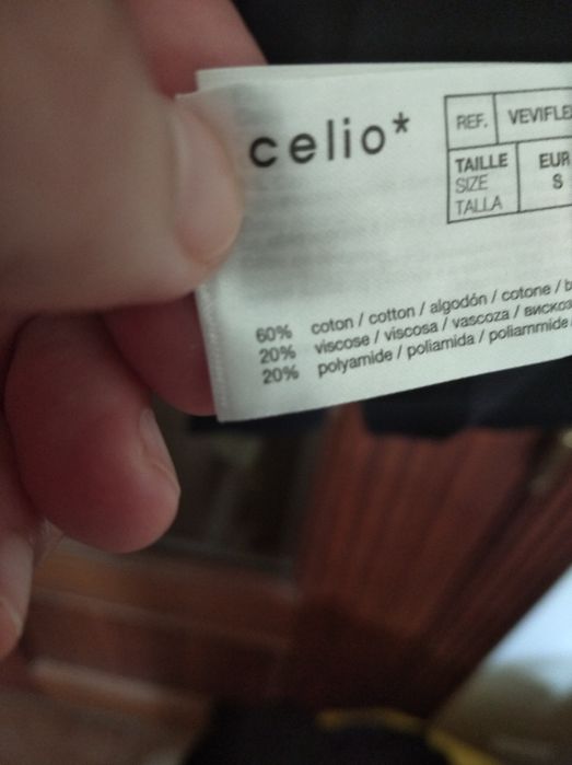 Pullover azul escuro Celio tamanho S