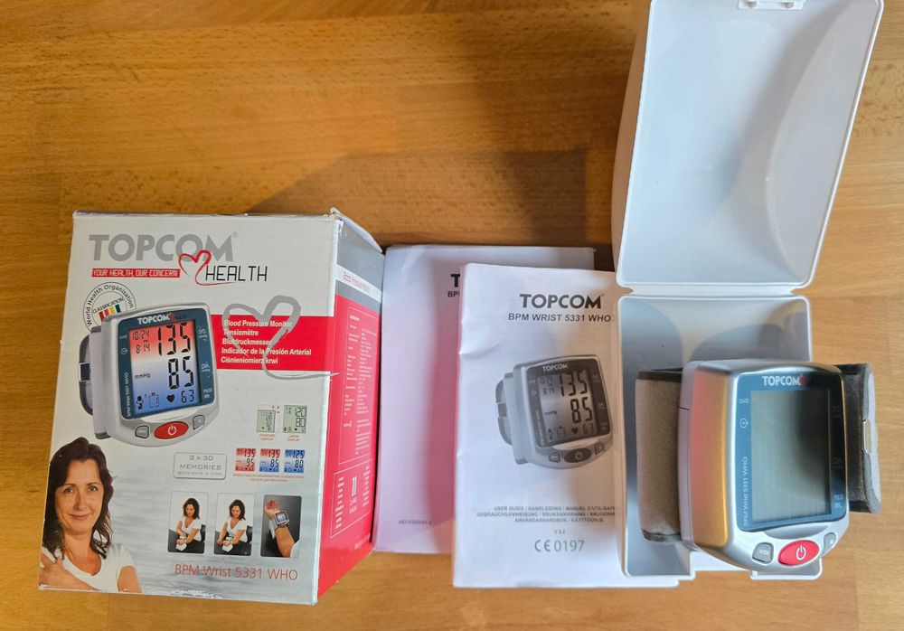 Ciśnieniomierz na nadgarstek TOPCOM BPM Wrist 5331 WHO
