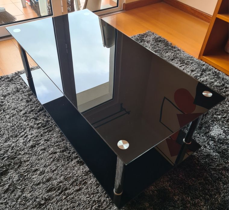 Mesa de vidro para sala