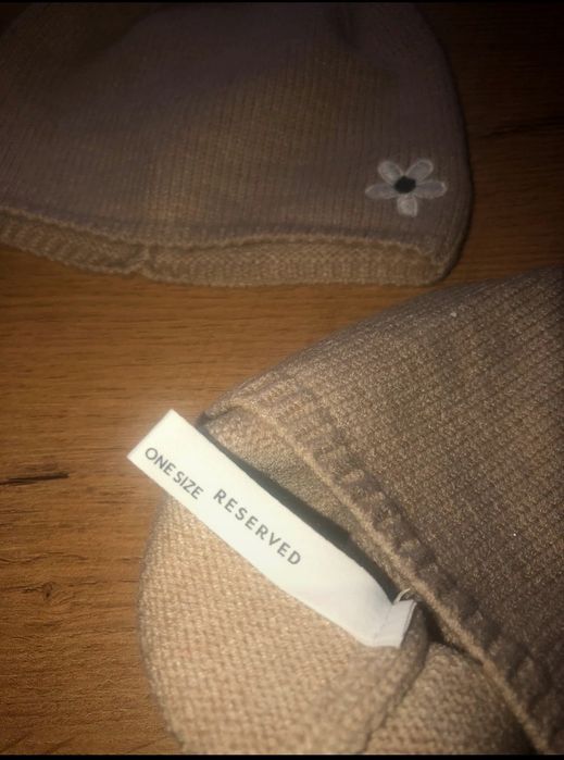Komplet czapka i komin Reserved one size kwiatuszek