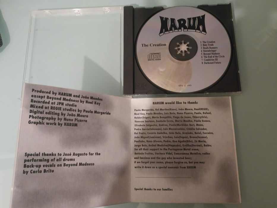 CD "Harum - The Creation" Heavy Metal Nacional