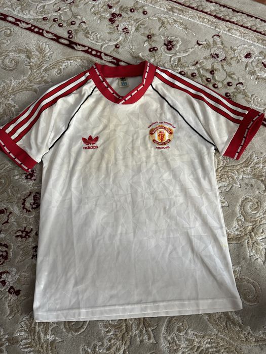 Adidas Manchester United футьольна футболка вінтаж