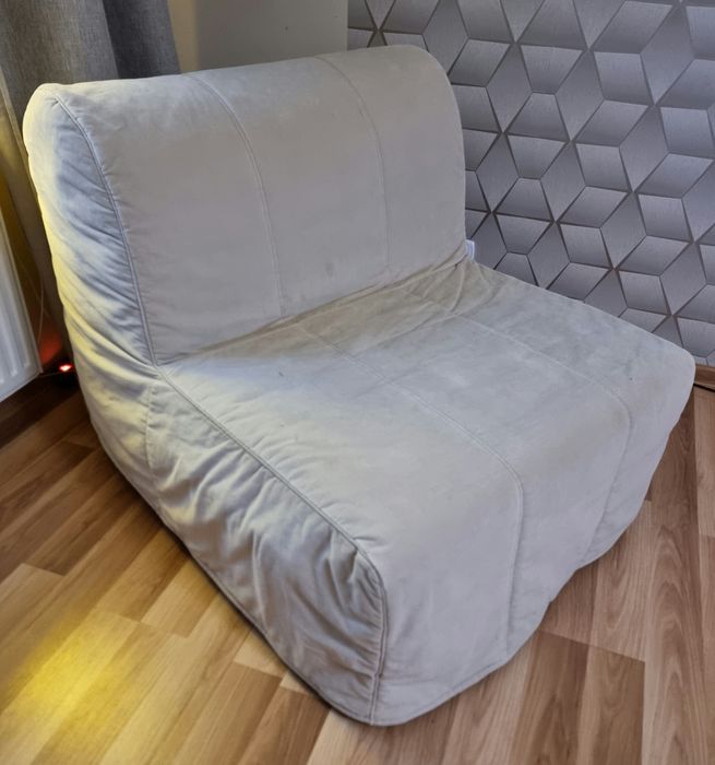 Fotel rozkładany z materacem IKEA LYCKSELE HÅVET