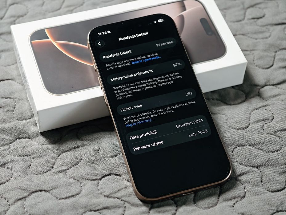 iPhone 16 Pro 256GB | Złoty | Gwarancja Apple  |  Desert Titanium