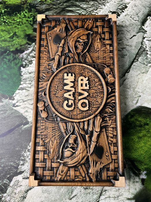 нарди нарды з дерева, game over