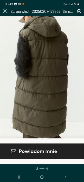 Bezrękawnik damski H&M S