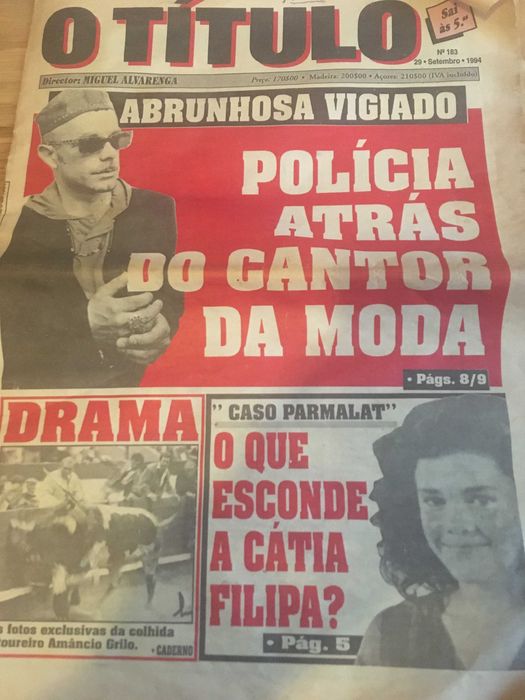 Jornal "O Título" edição 29 de Setembro de 1994