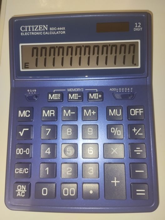 Калькулятор CITIZEN SDC-444X-NV