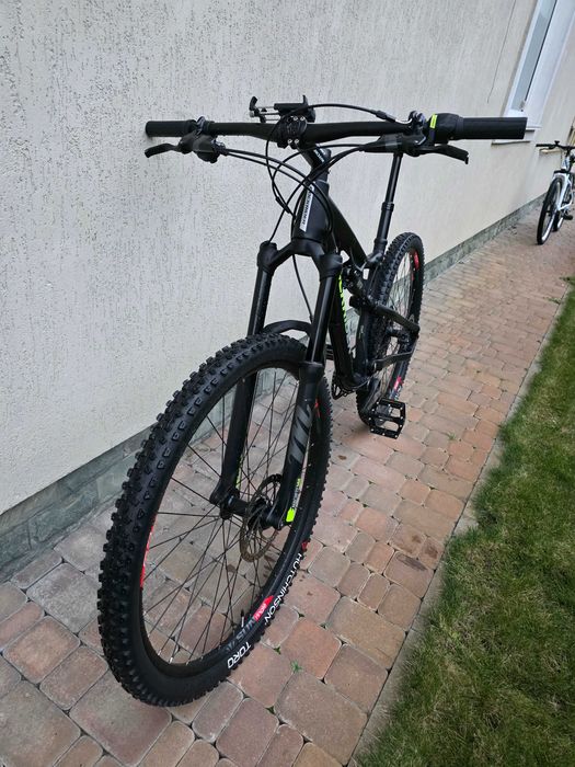 Гірський велосипед двопідвіс RockRider AM100S