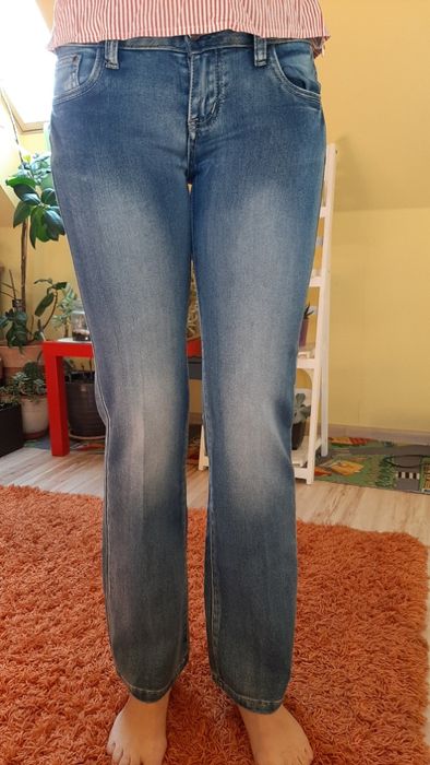 Jeansowe spodnie M