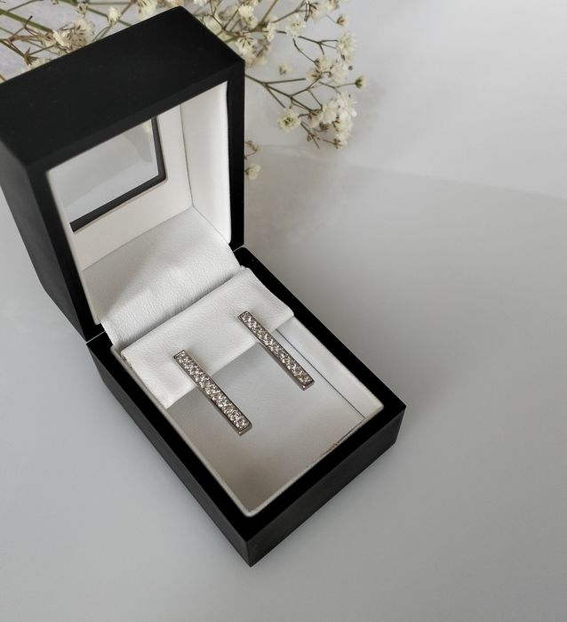 Знижка! Срібні сережки Sif Jacobs, цирконій