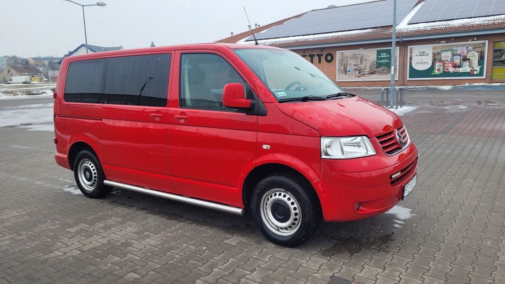 VW T5 - 9 osobowy - 1.9 TDI - Tempomat - Webasto - hak