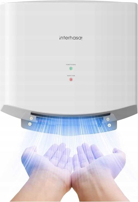 Suszarka Do Rąk Automatyczna Do Rąk Z Czujnikiem 1250 W Biała