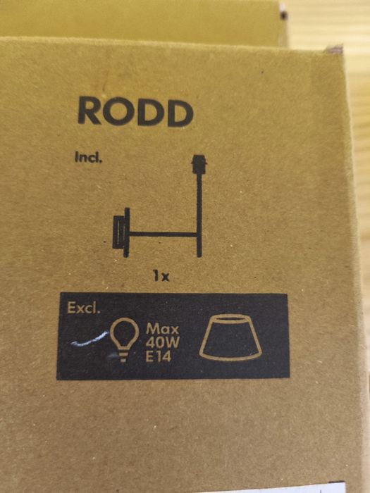 Candeeiro de parede - Rodd - Ikea