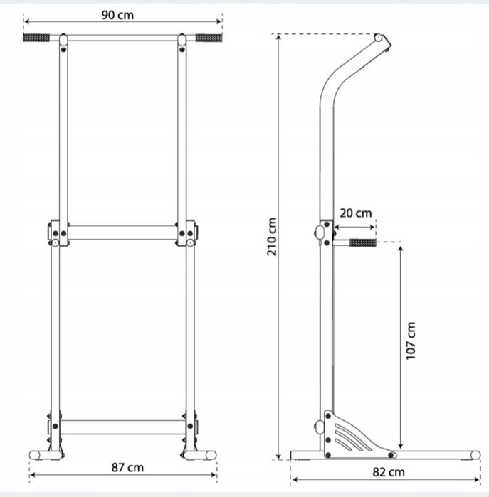 Стаціонарні бруси з турніком K-Sport MFX004