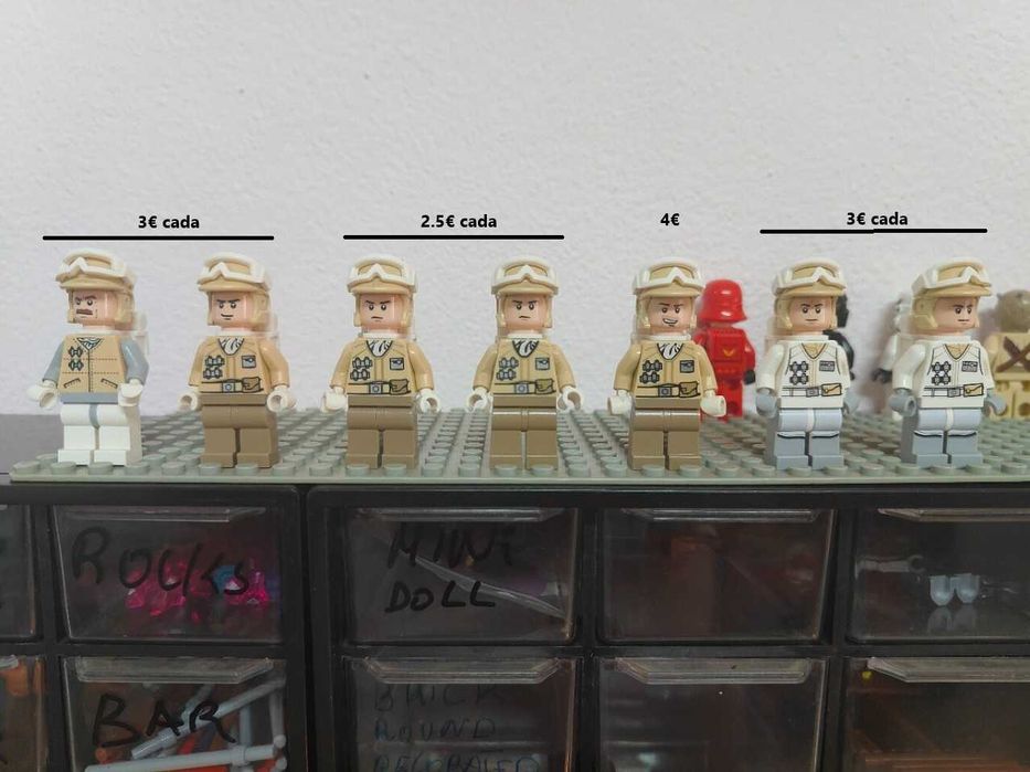 Lote minifiguras Lego Star wars 1