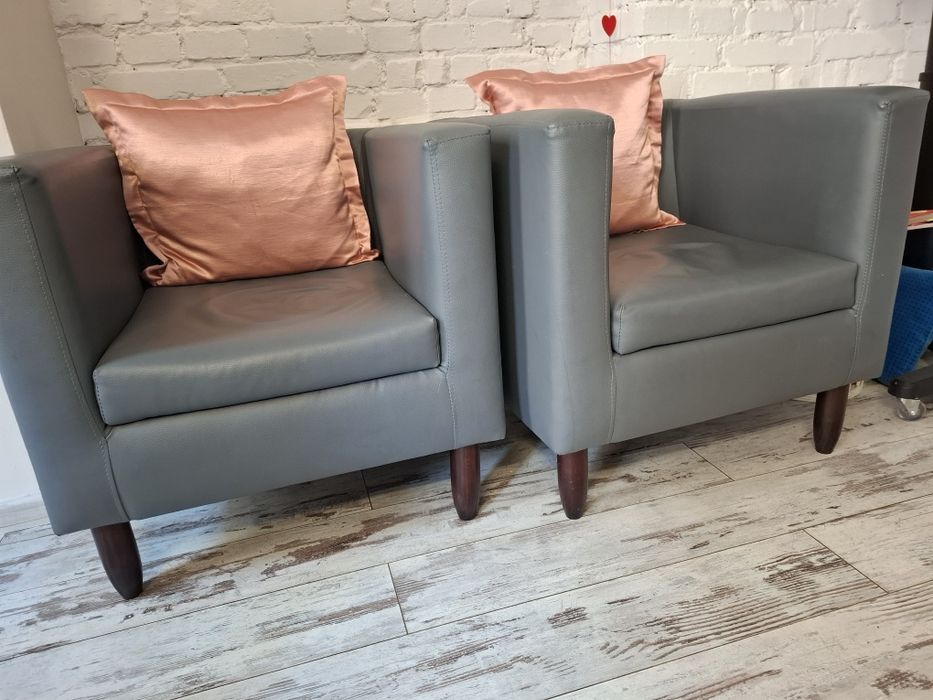 Fotele ecoskóra stan.bdb