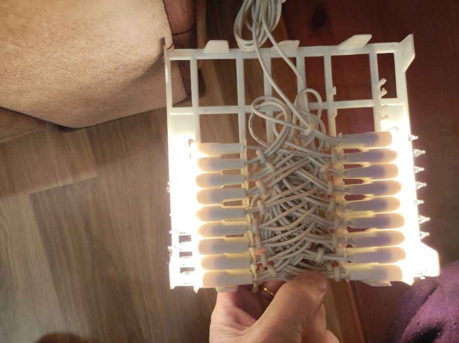 Новорічна гірлянда свічки іграшка