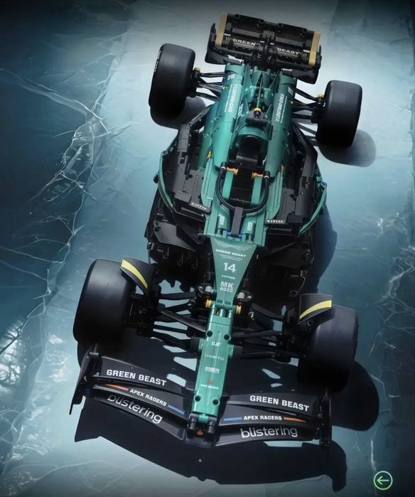 Конструктор TECHNIC F1 Aston Martin AMR25 1912  запчастин