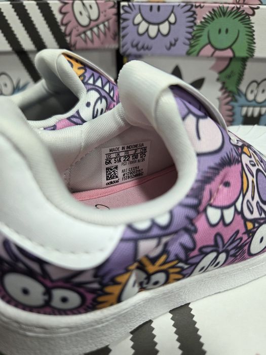 Дитячі кросівки Adidas Superstars 360 I GX3294, оригінал, нові, красовки для дівчинки, хлопчика, розмір 21 22 23 25 26 27