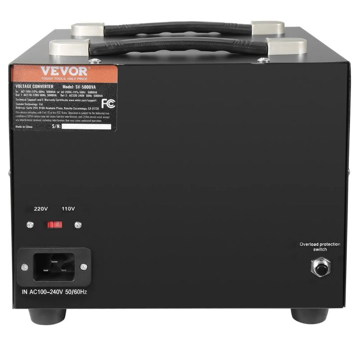 Преобразователь трансформатор 3000w, 5000w 220 110 220 версия 2025