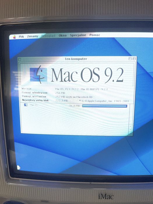 Apple iMac G3 Graphite 500MHz | Mac OS 9.2.2 PL | Retro Klasyk