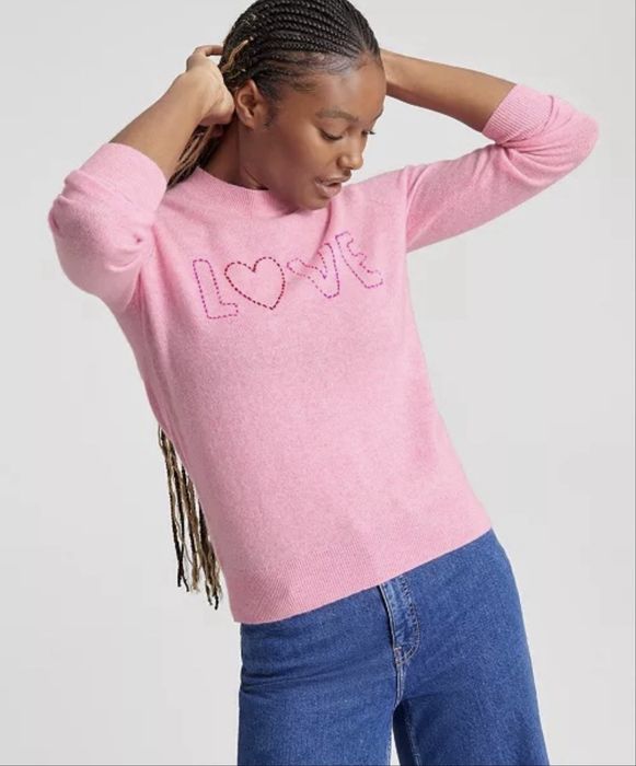 Sweter 100% kaszmir Charter Club rozmiar L