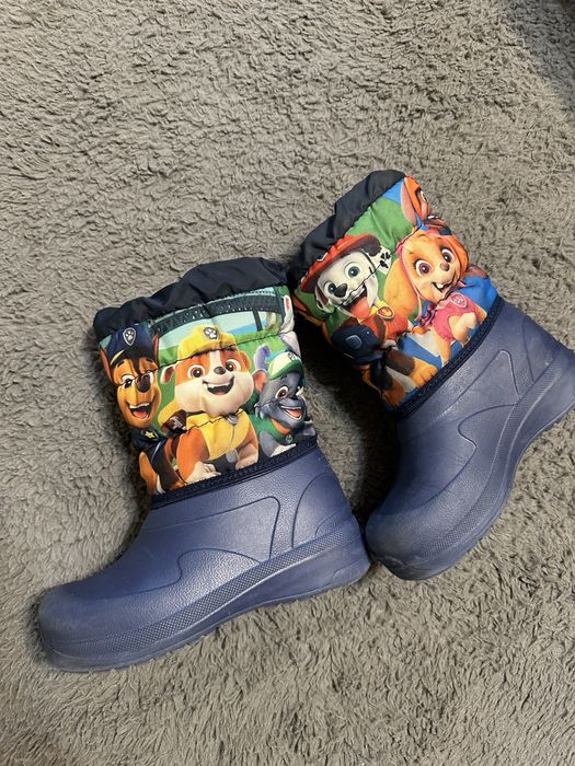 Зимові ботинки 28-29 розмір щенячий патруль