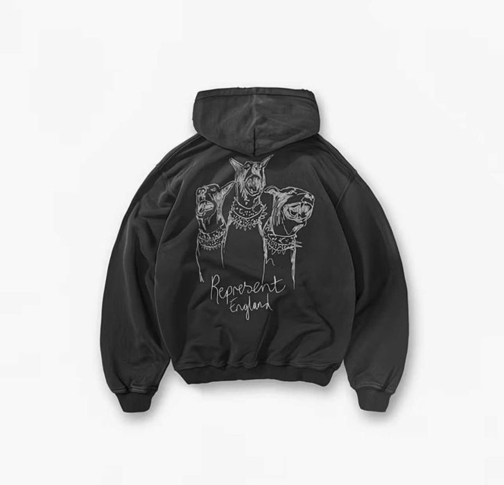 Кофта худі Represent Hand Drawn Thoroughbred Hoodie jordan off white cortez trapstar