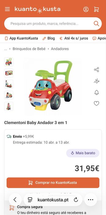 Carro andador bebe