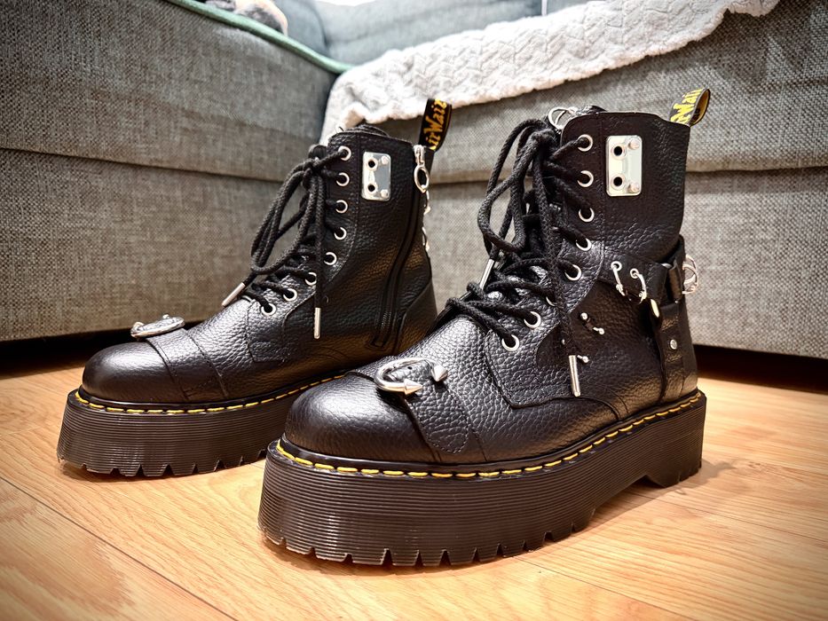 Buty Dr. Martens Jadon HDW Hardware Piercing Leather Platform boots