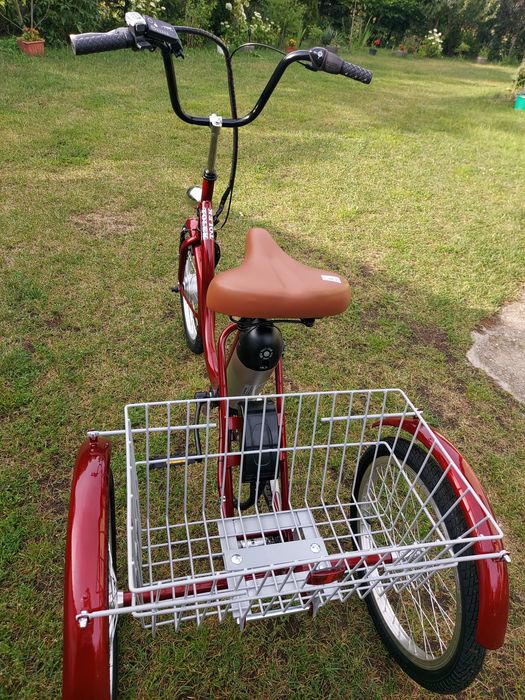 Rower elektryczny trójkołowy