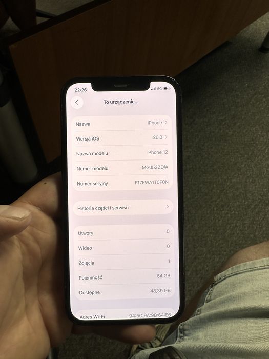 Iphone 12 64GB 100% kondycji baterii