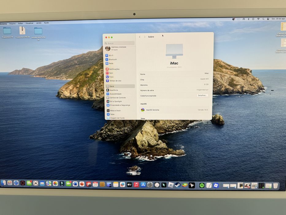 Apple iMac 24” M3 2023 | 8GB RAM | 256GB SSD | Magic Keyboard + Magic Mouse