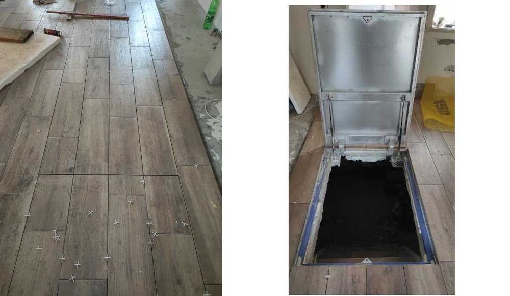 Właz do piwnicy z siłownikami  60x60 cm  PRODUCENT