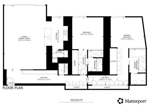 Apartamento T2 com jardim, Cascais