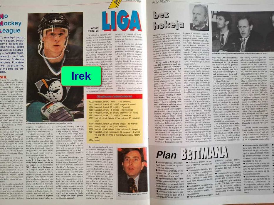 Miesięcznik "Piłka Nożna - plus" - rocznik 1994