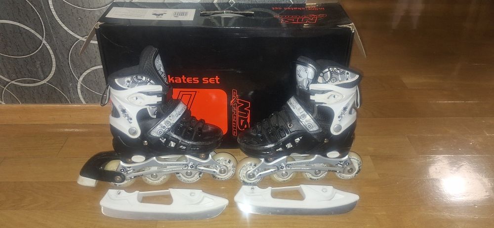 Rolki lyzwy wrotki 3w1