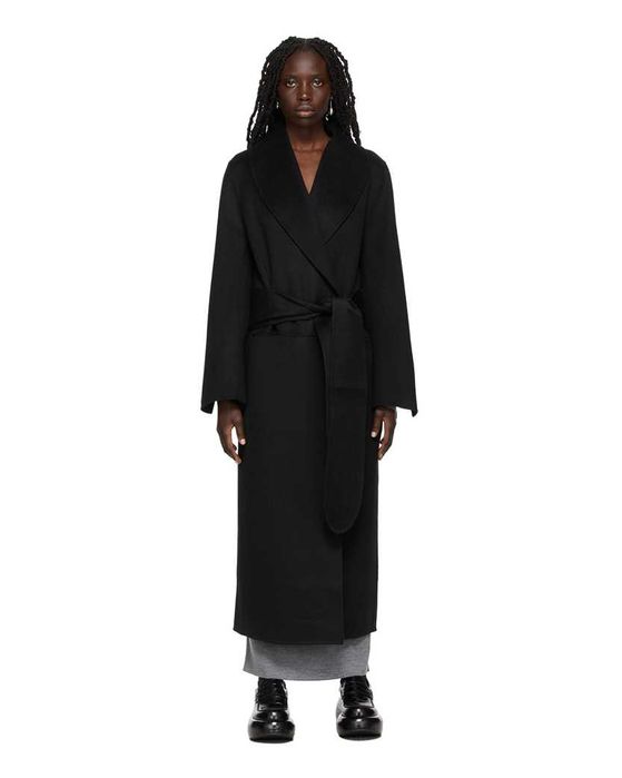 Пальто Toteme Robe Coat Eggnog \ Camel \ Black