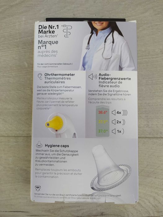 Braun IRT3030 ThermoScan 3 Termometr douszny OPIS