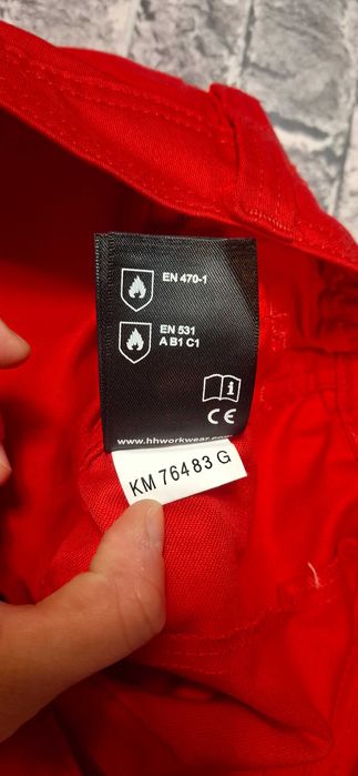 Helly Hansen spodnie męskie ochronne trudnopalne odblaskowe