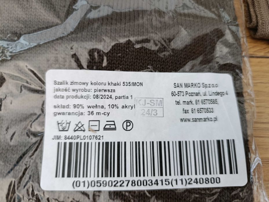 Dwa nowe szaliki Wojsk Lądowych zimowy 535/mon letni 537/mon