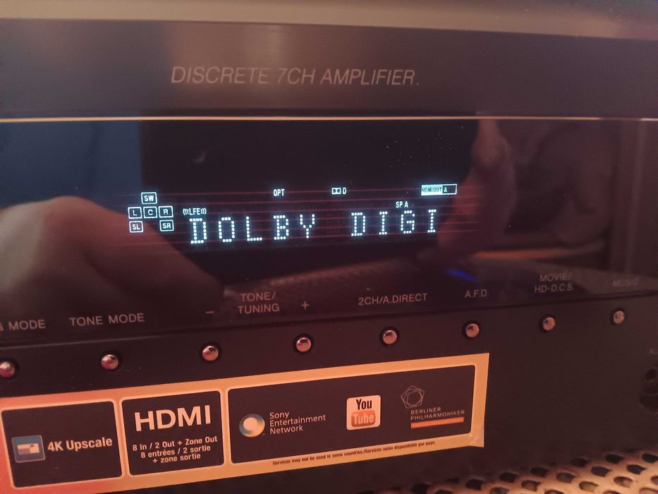 Sony str-da2800es 7.2 4k 3D usb
