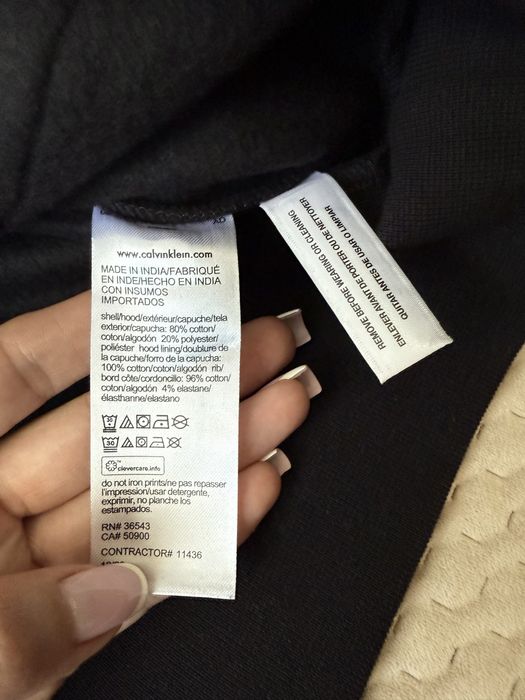 Нове утеплене худі Calvin Klien p M-L (оригінал)